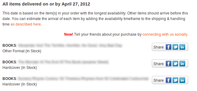 Chapters - Share Your Purchase